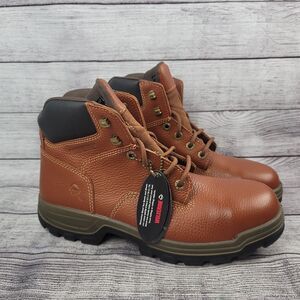 Wolverine Men's 6" Steel Toe Waterproof Work Boot W08308 - Brown Size 11 M